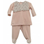 Conjunto 2pc veludo rosa "Flourish" | BABI