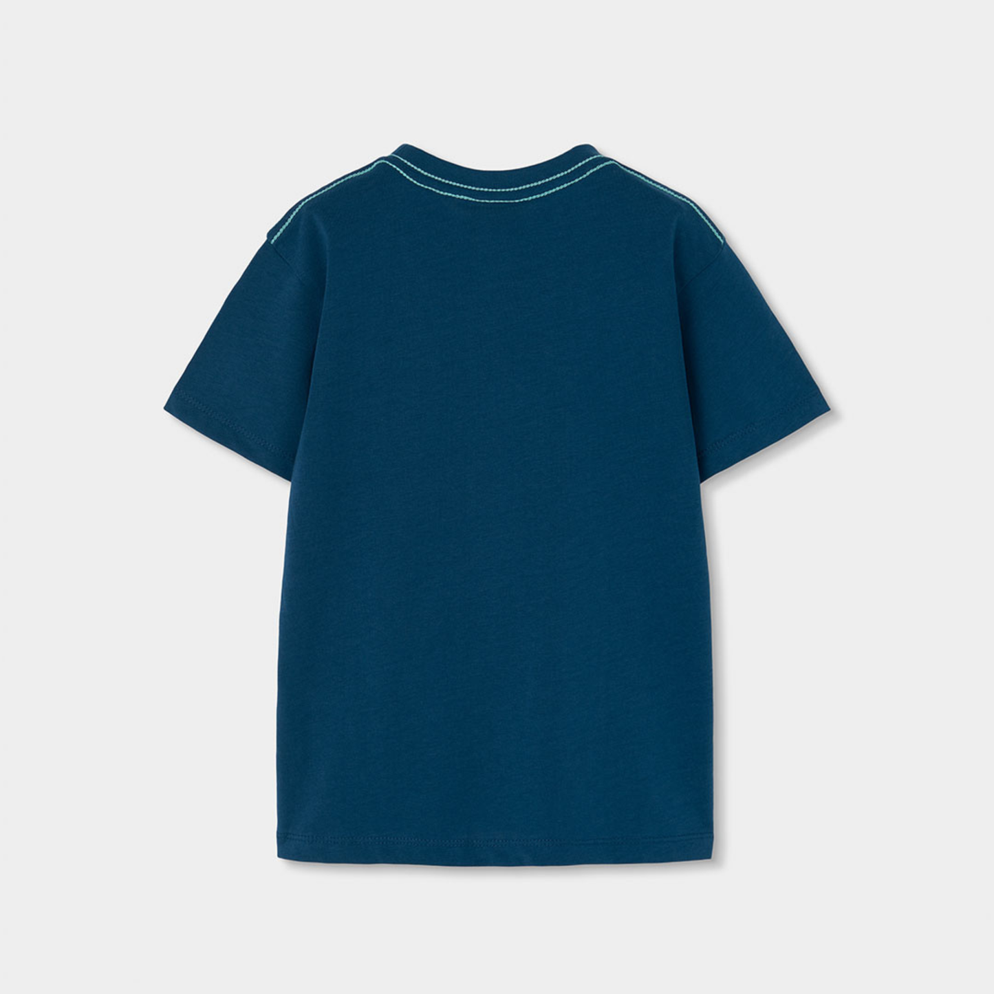 T-shirt Azul Marinho para Menino com Estampados Gráficos