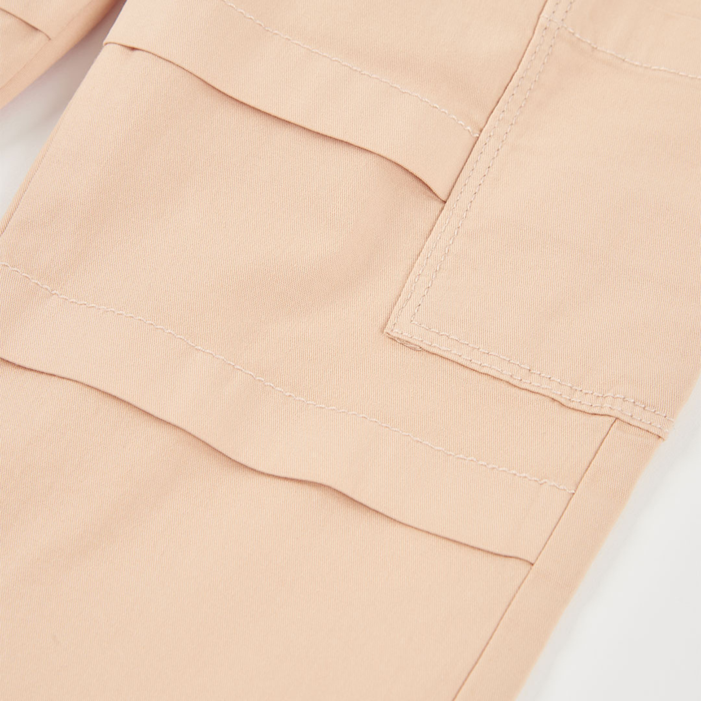 Calças Gabardina com Cintura Elástica