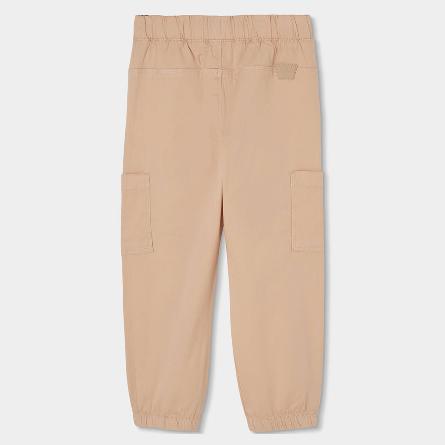 Calças Gabardina com Cintura Elástica
