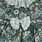 Vestido com casaco floral