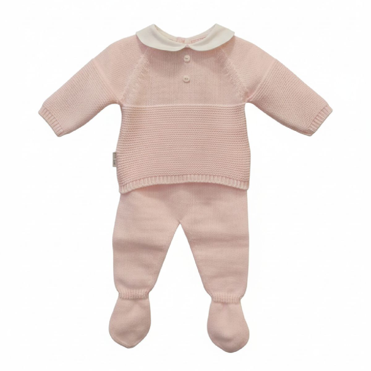 Conjunto de malha rosa 2 pc