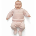 Conjunto de malha rosa 2 pc