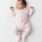 Babygrow veludo rosa | BABI