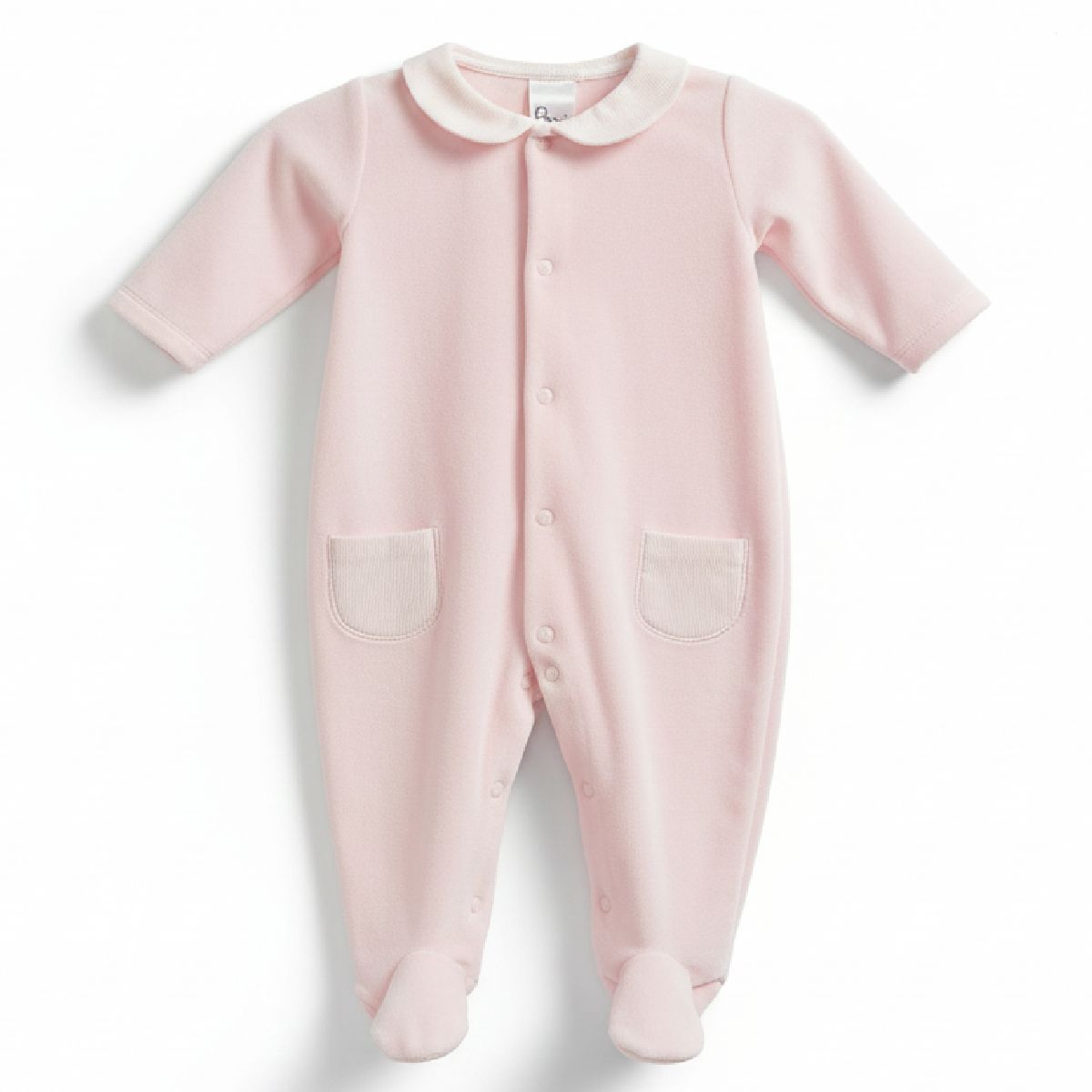 Babygrow veludo rosa | BABI