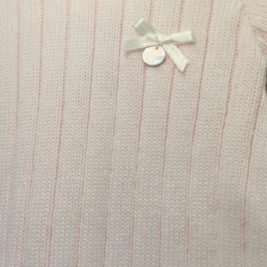 Babygrow de Malha bebé menina "angel" - Rosa | BABI