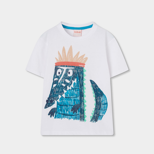 T-shirt Manga Curta para Menino