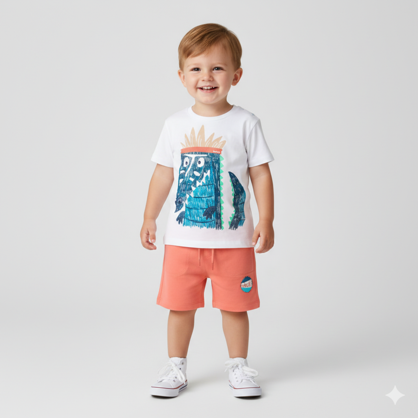 T-shirt Manga Curta para Menino