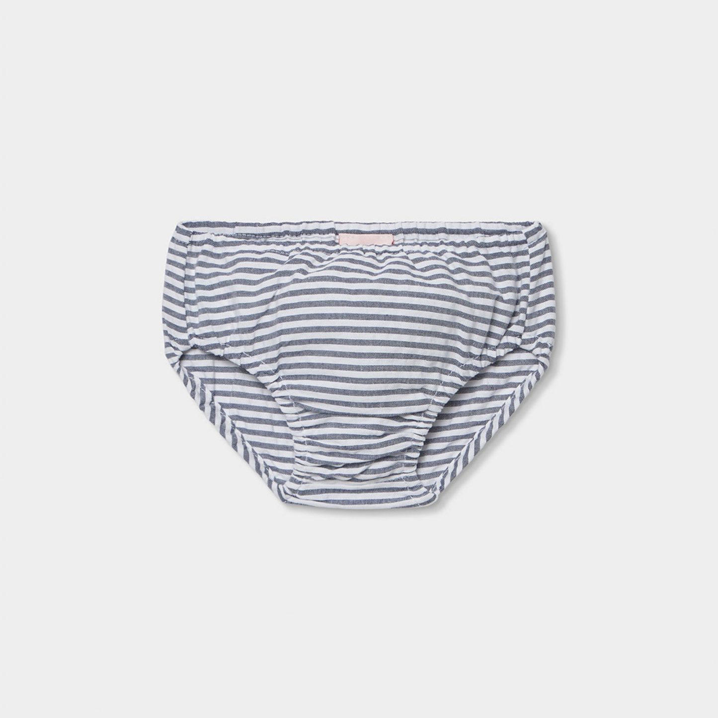 Conjunto de Vestido e Tapa-fraldas às Riscas para Bebé Menina