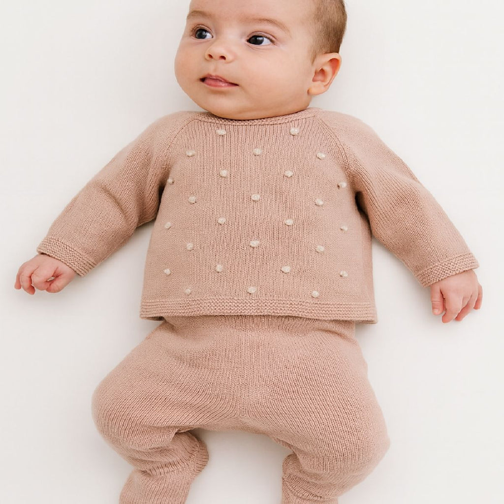 Conjunto para bebé 3 peças | Malha