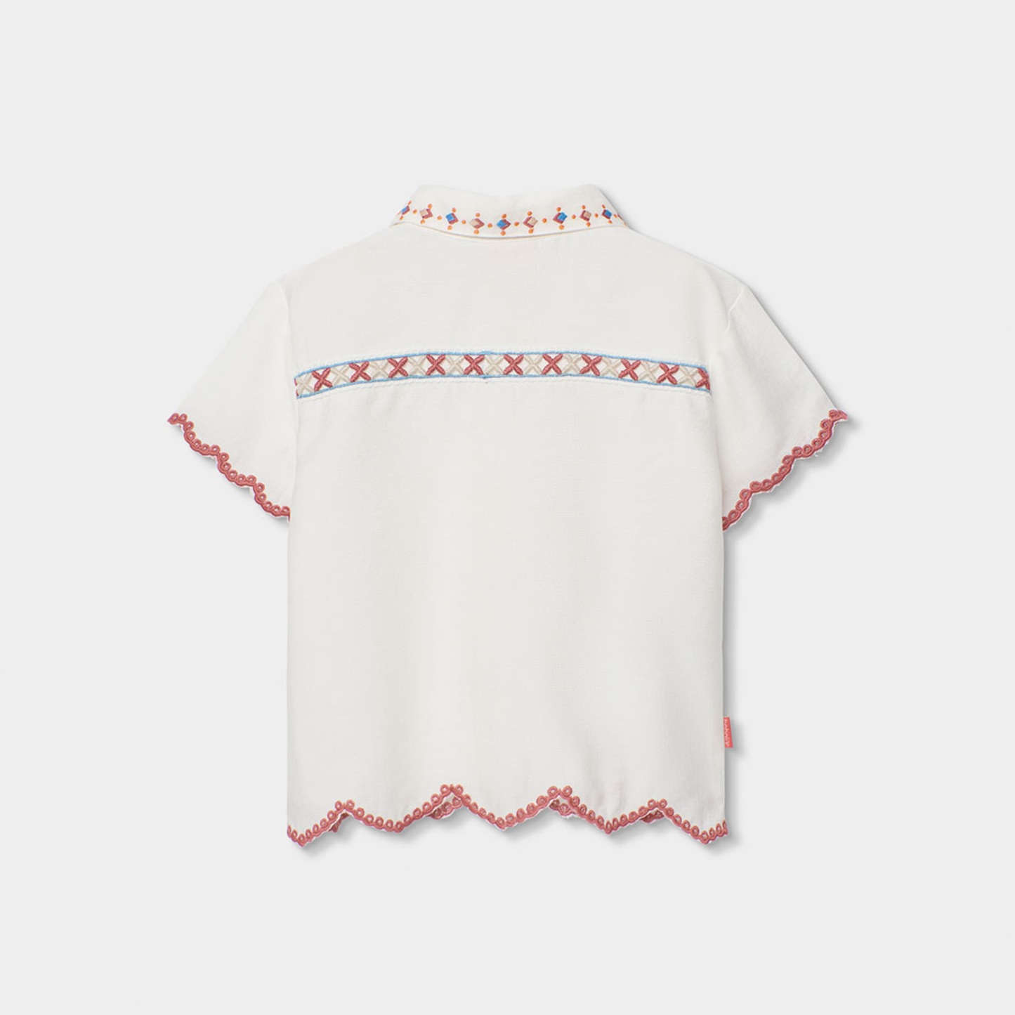 Blusa de Menina com Bordados