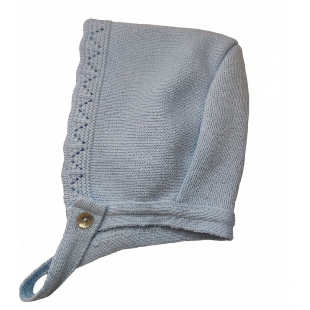 Conjunto de malha bebé menino "angel" 3 pc - Azul | BABI