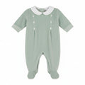Babygrow de veludo verde