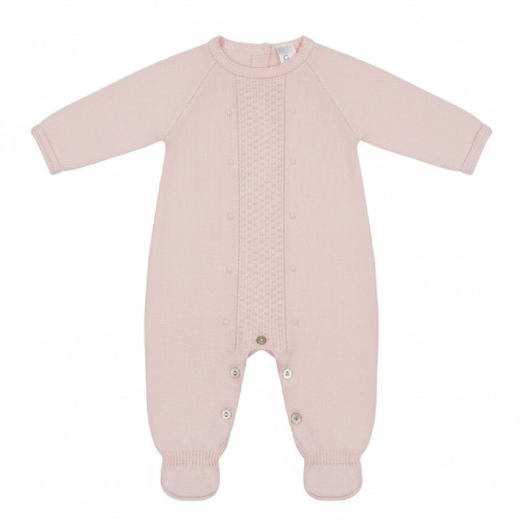 Babygrow de Malha bebé menina "angel" - Rosa | BABI
