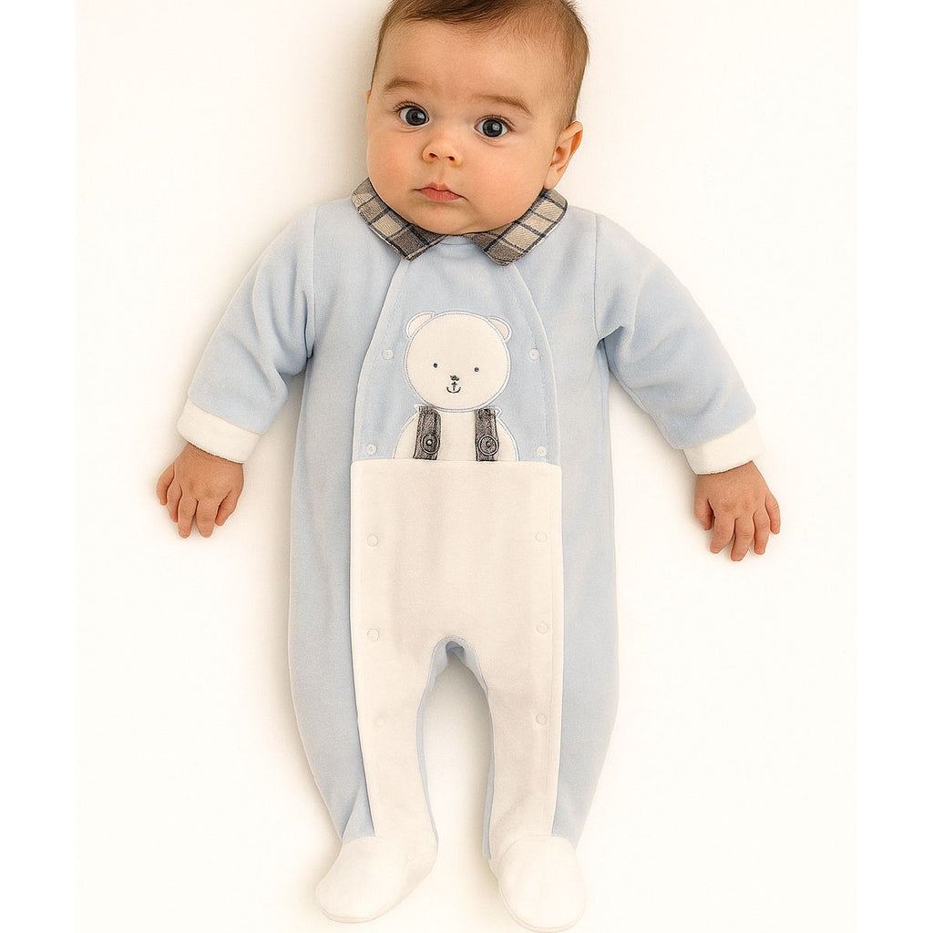 Babygrow azul urso