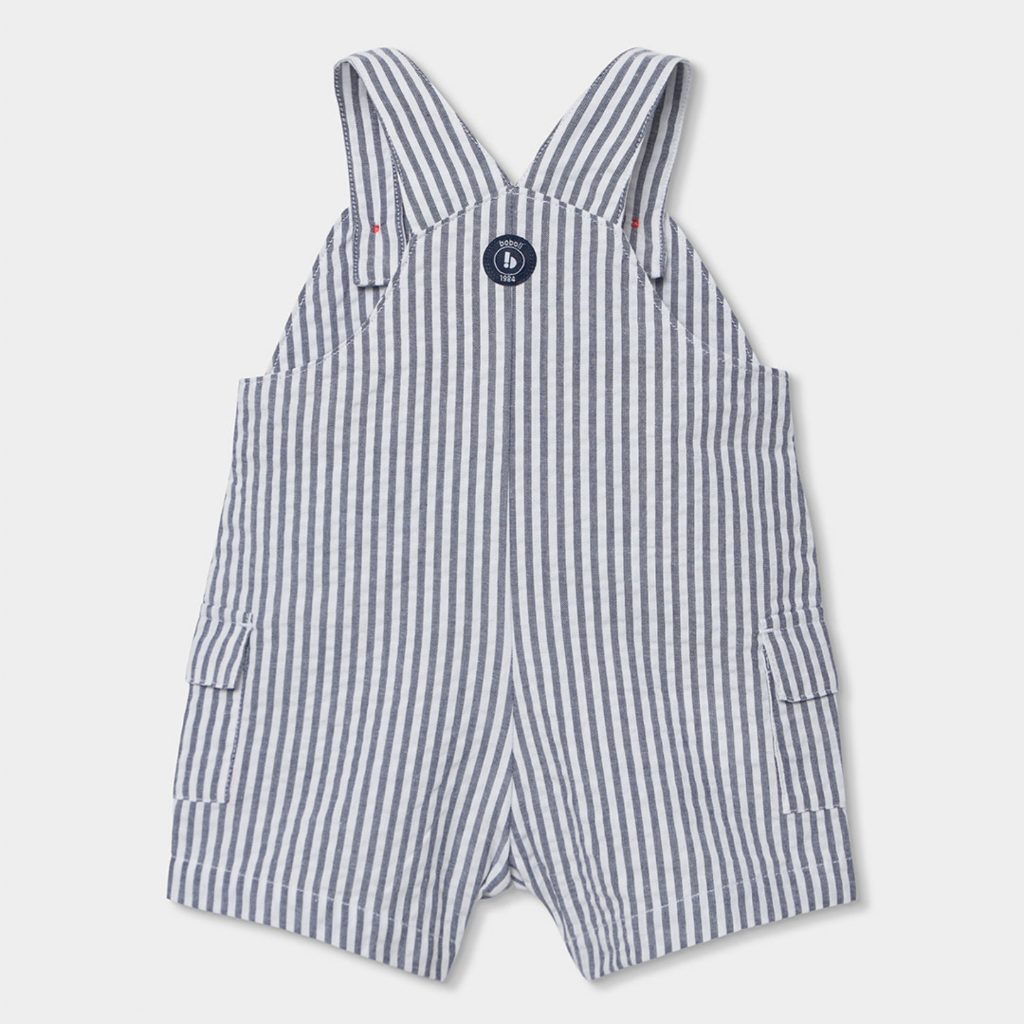 Conjunto Jardineiras e Polo Estilo Marinheiro