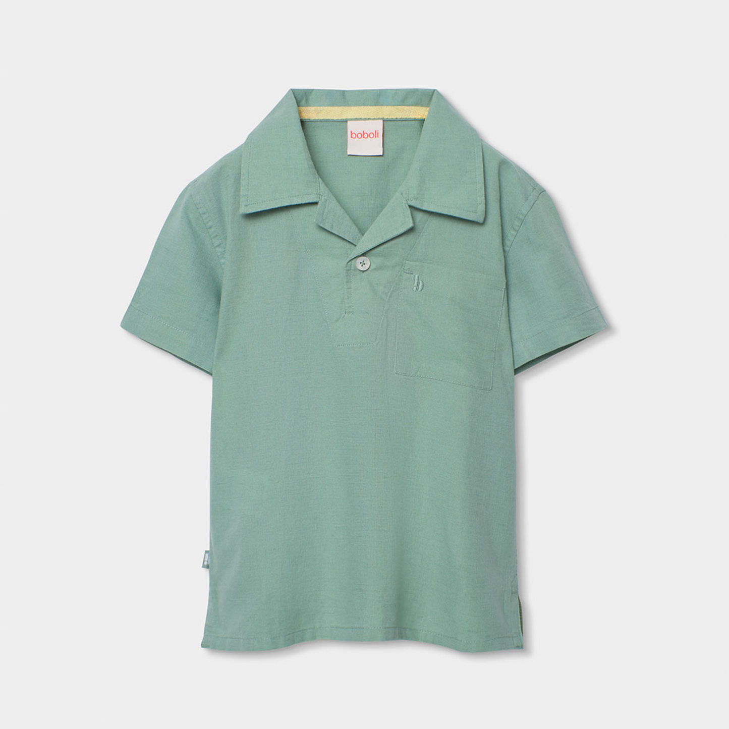 Polo de Linho Verde