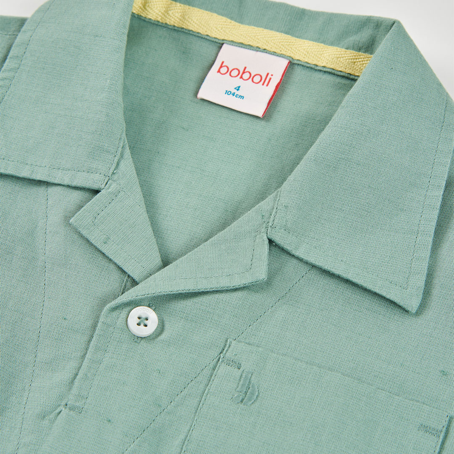 Polo de Linho Verde