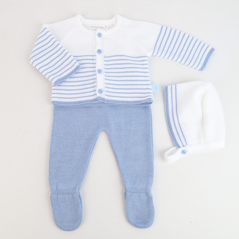 Conjunto 3 Peças MALHA Riscas