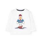 T-shirt manga comprida | BOBOLI