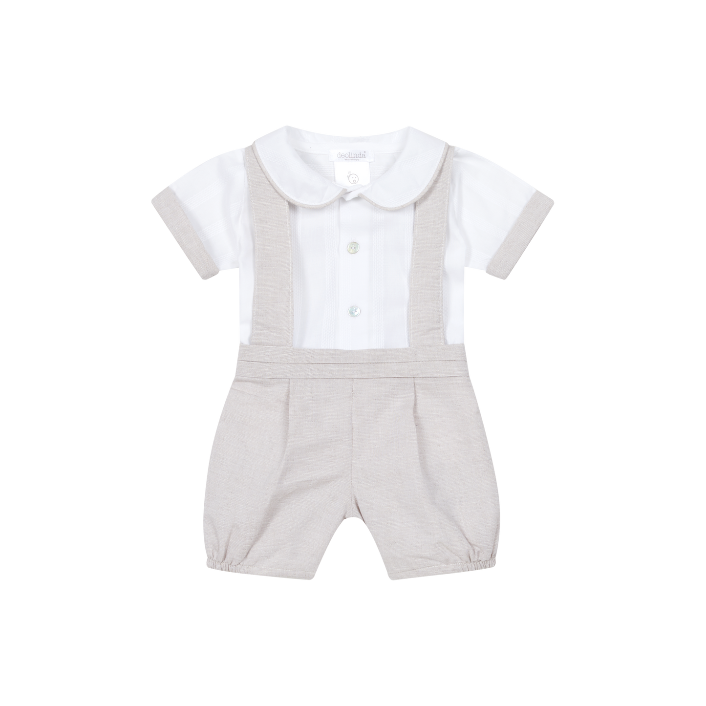 Conjunto duas peças- Menino- Bege