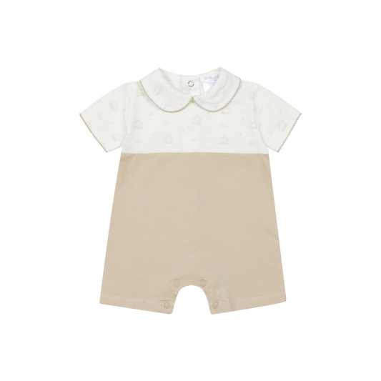 Babygrow de Algodão de Manga Curta para Bebé Menina (o)