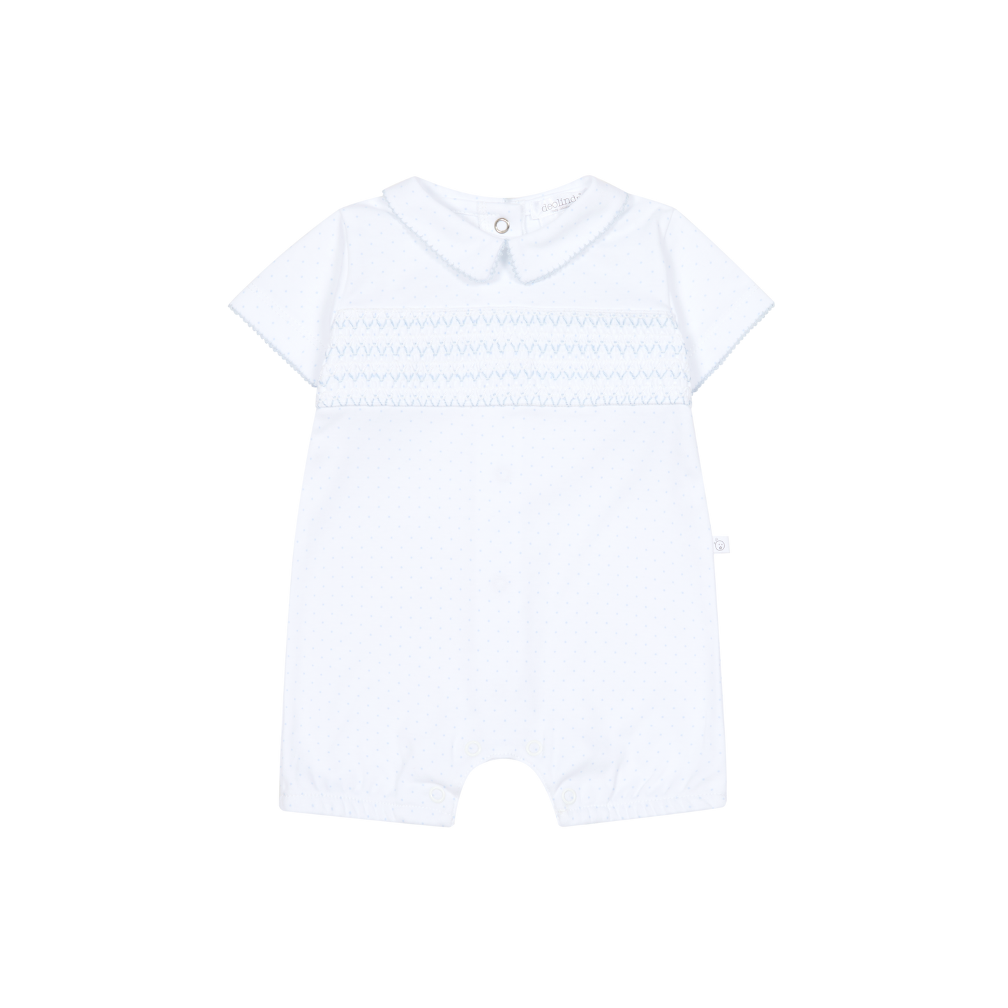 Babygrow de Algodão de Manga Curta para Bebé Menino