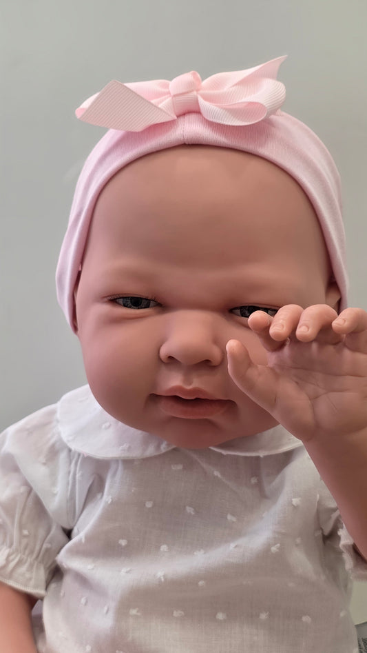 Fita de cabelo com laço para bebé menina