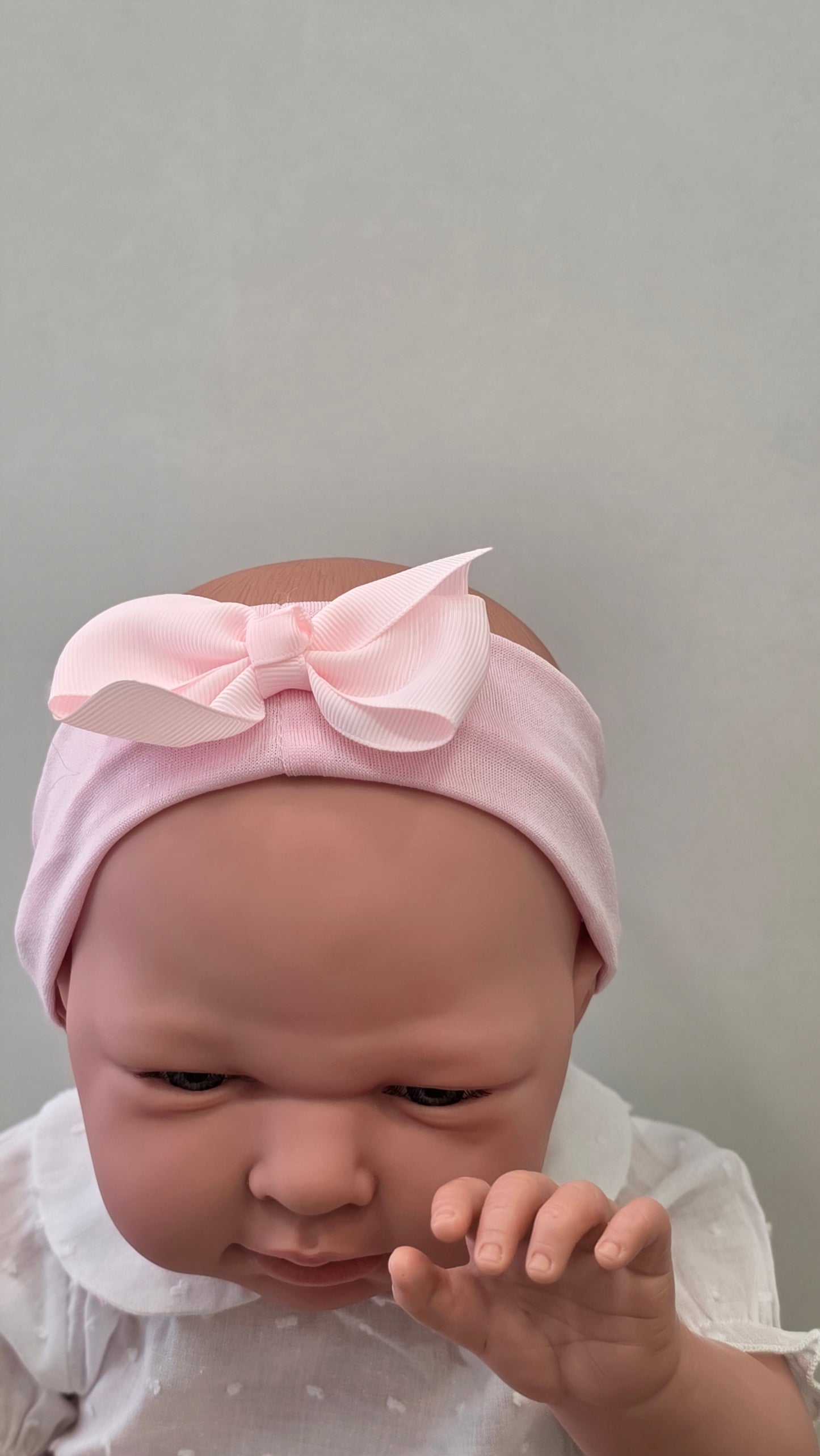 Fita de cabelo com laço para bebé menina