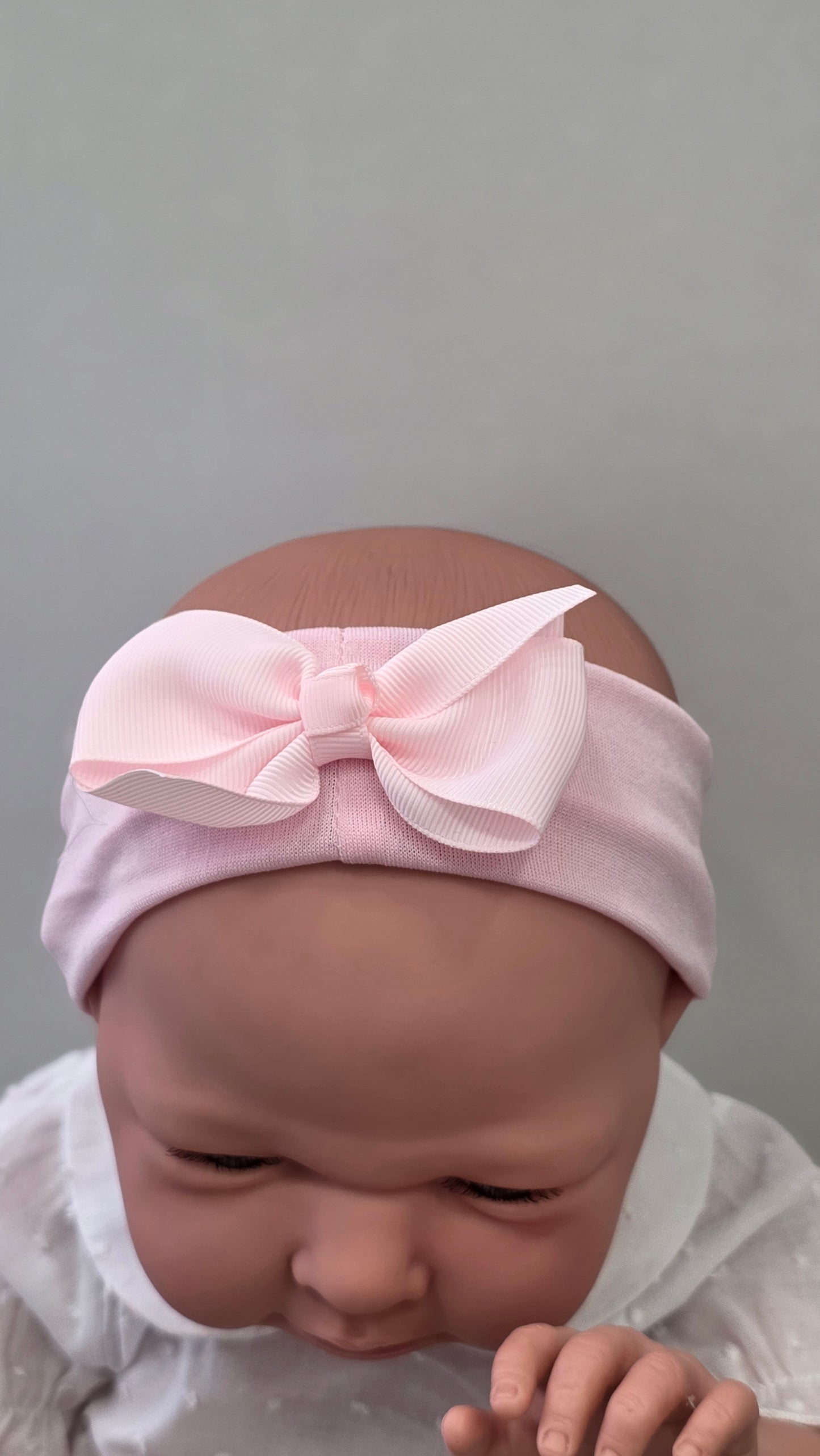 Fita de cabelo com laço para bebé menina