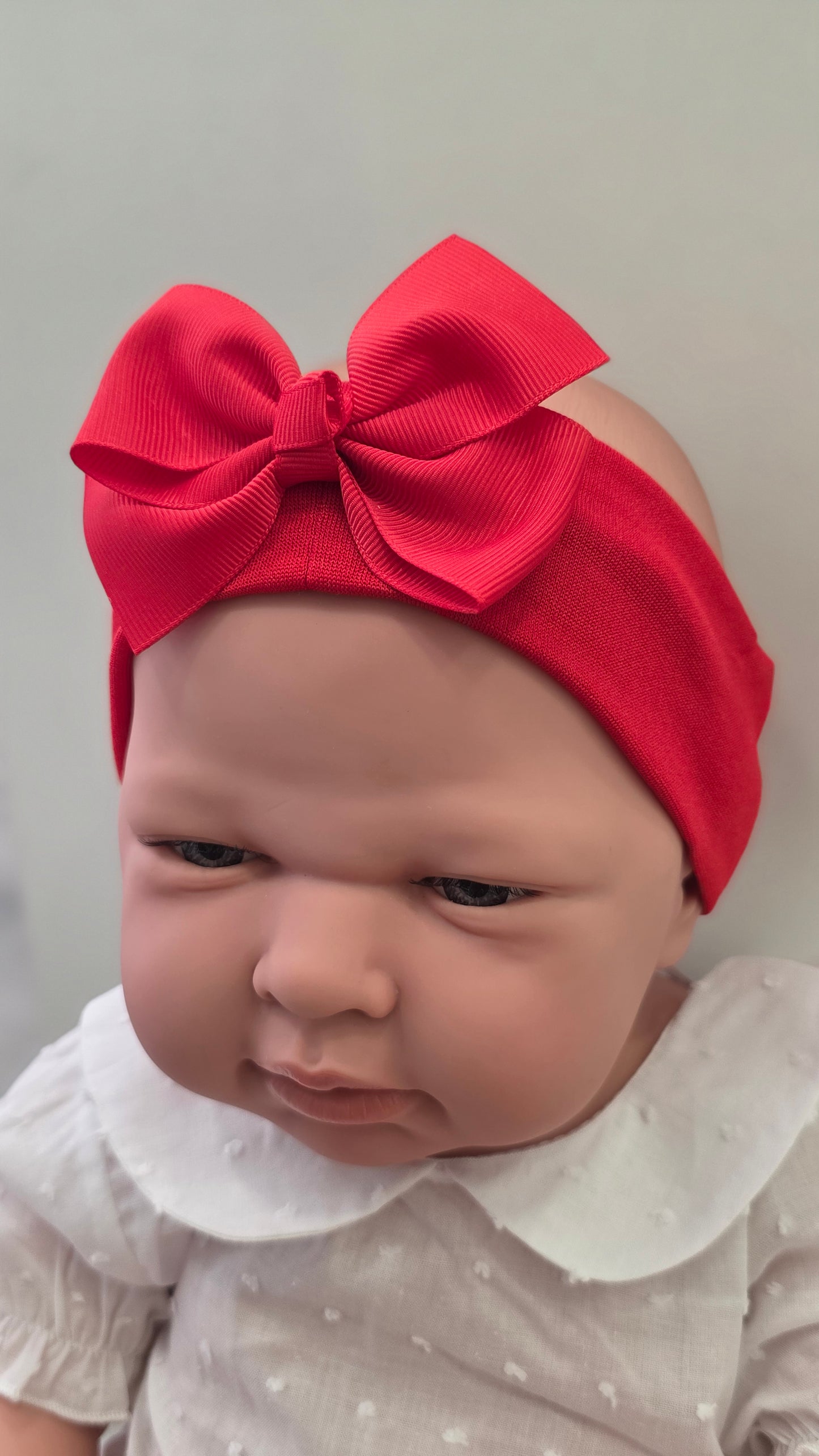Fita de cabelo com laço para bebé menina