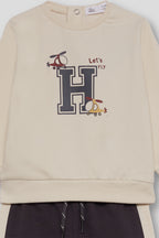 Fato de treino | Cardado | Bege