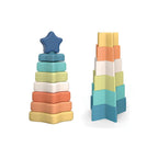 Pirâmide Estrelinha 14 Pcs Bio Plástico Giros