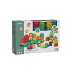 Blocos de Borracha Macia Comboio da Selva 36 pcs