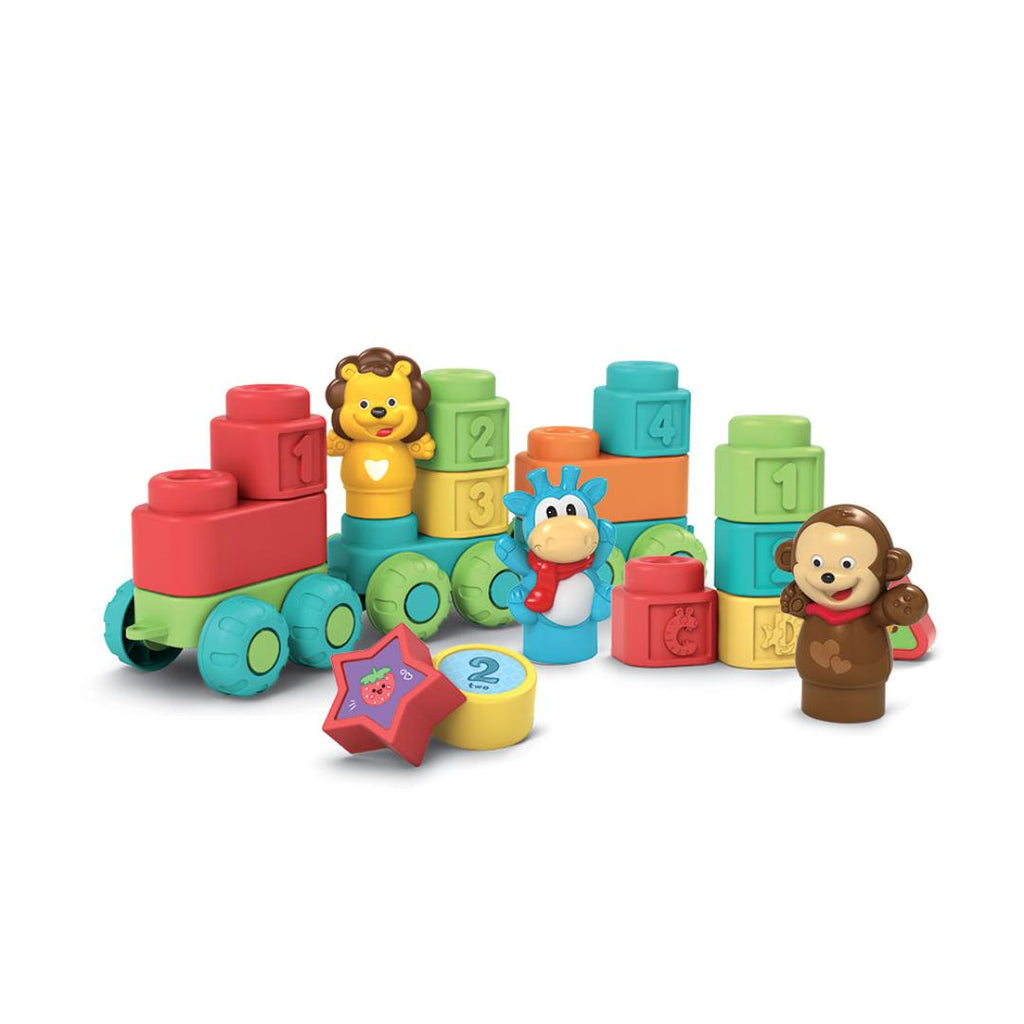 Blocos de Borracha Macia Comboio da Selva 36 pcs