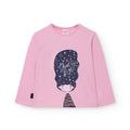 T-shirt manga comprida | BOBOLI | Rosa