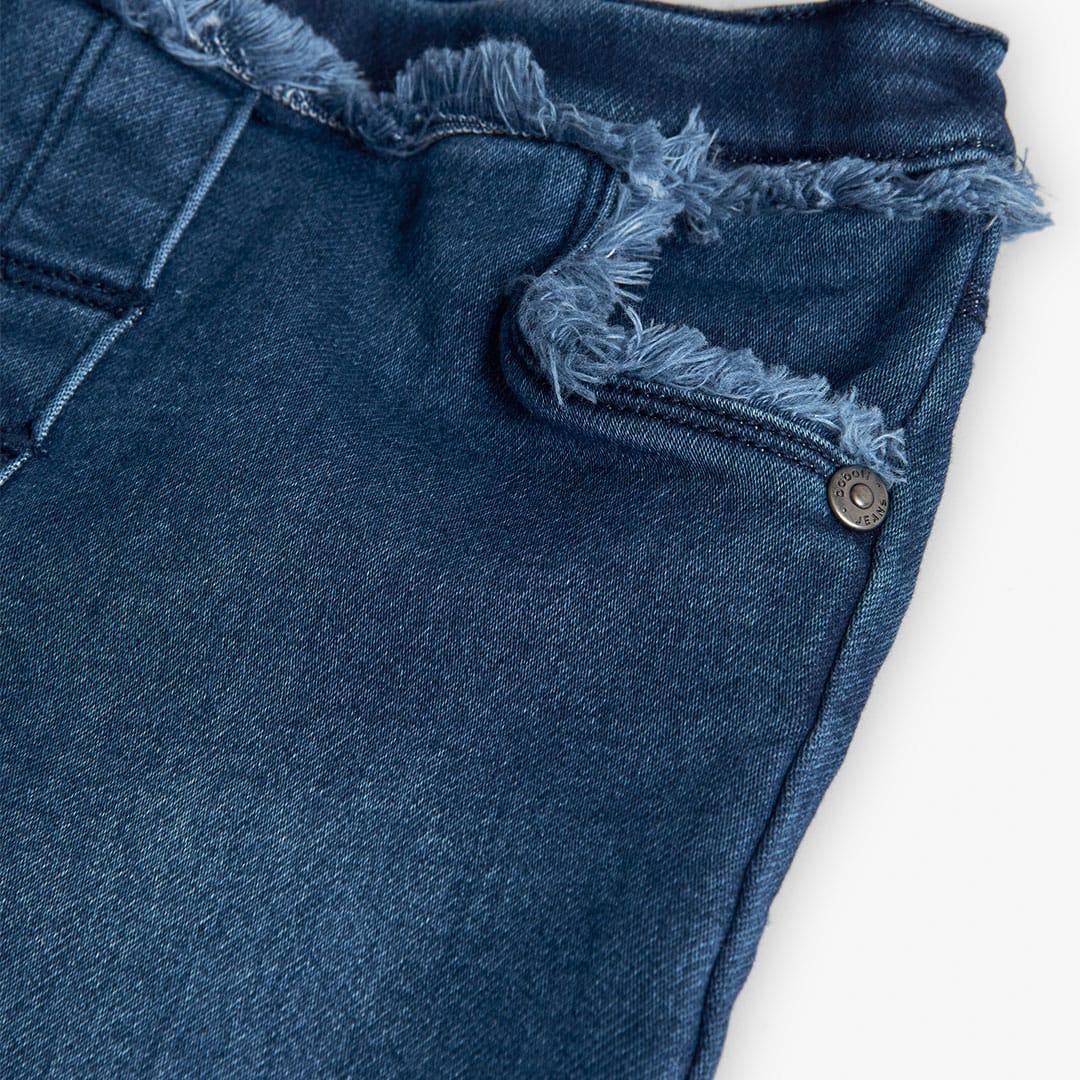 Calças de ganga azul para menina | BOBOLI