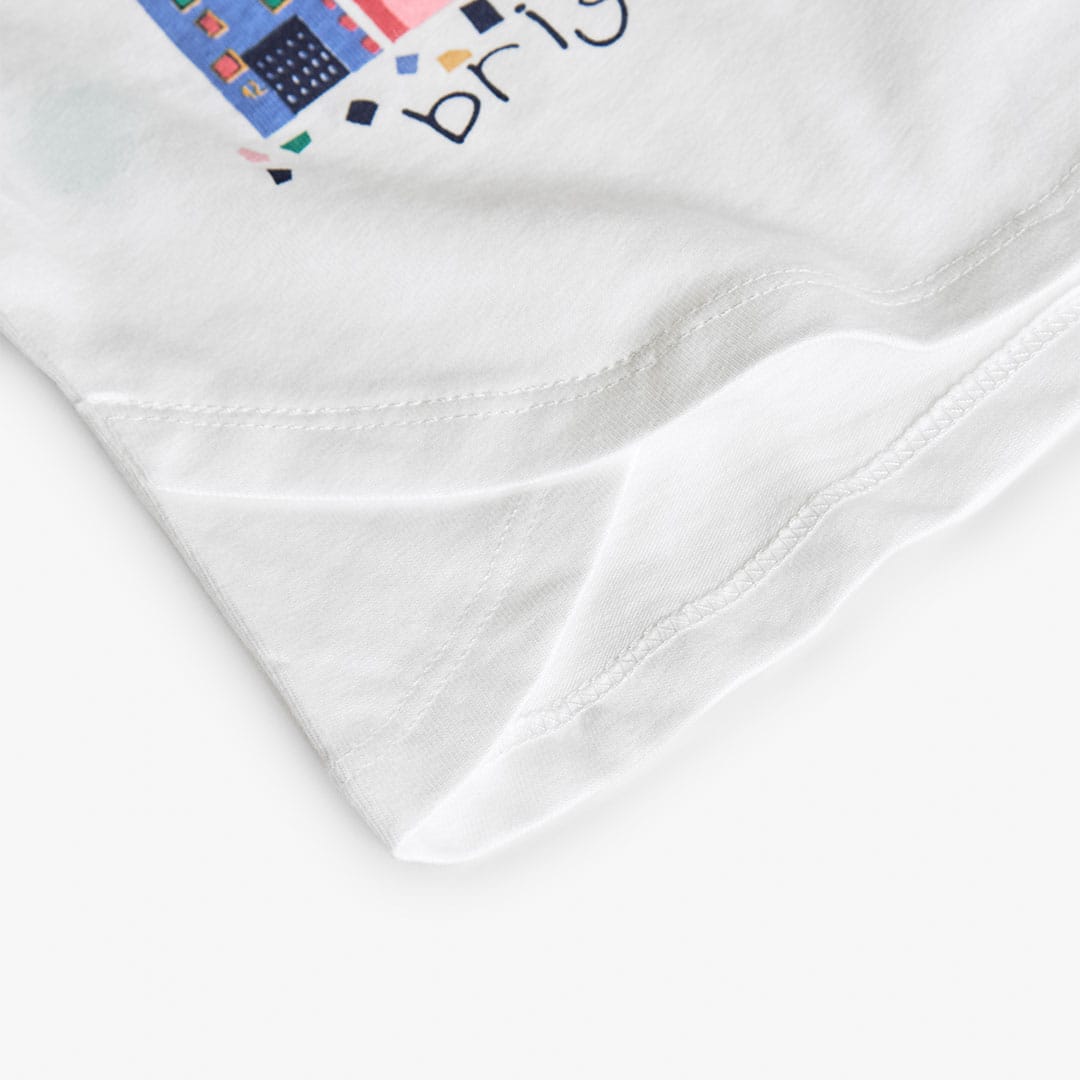 T-shirt manga comprida edifícios | BOBOLI