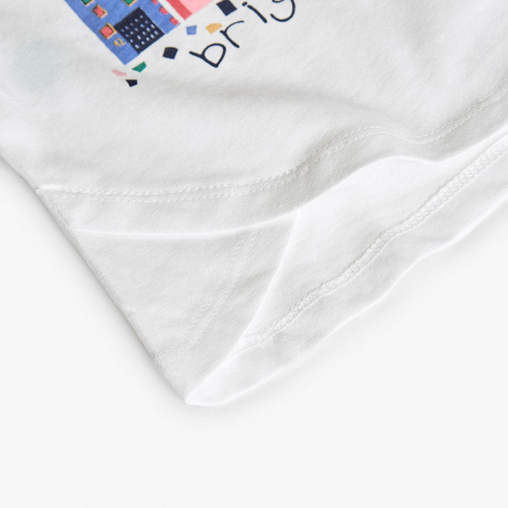 T-shirt manga comprida edifícios | BOBOLI