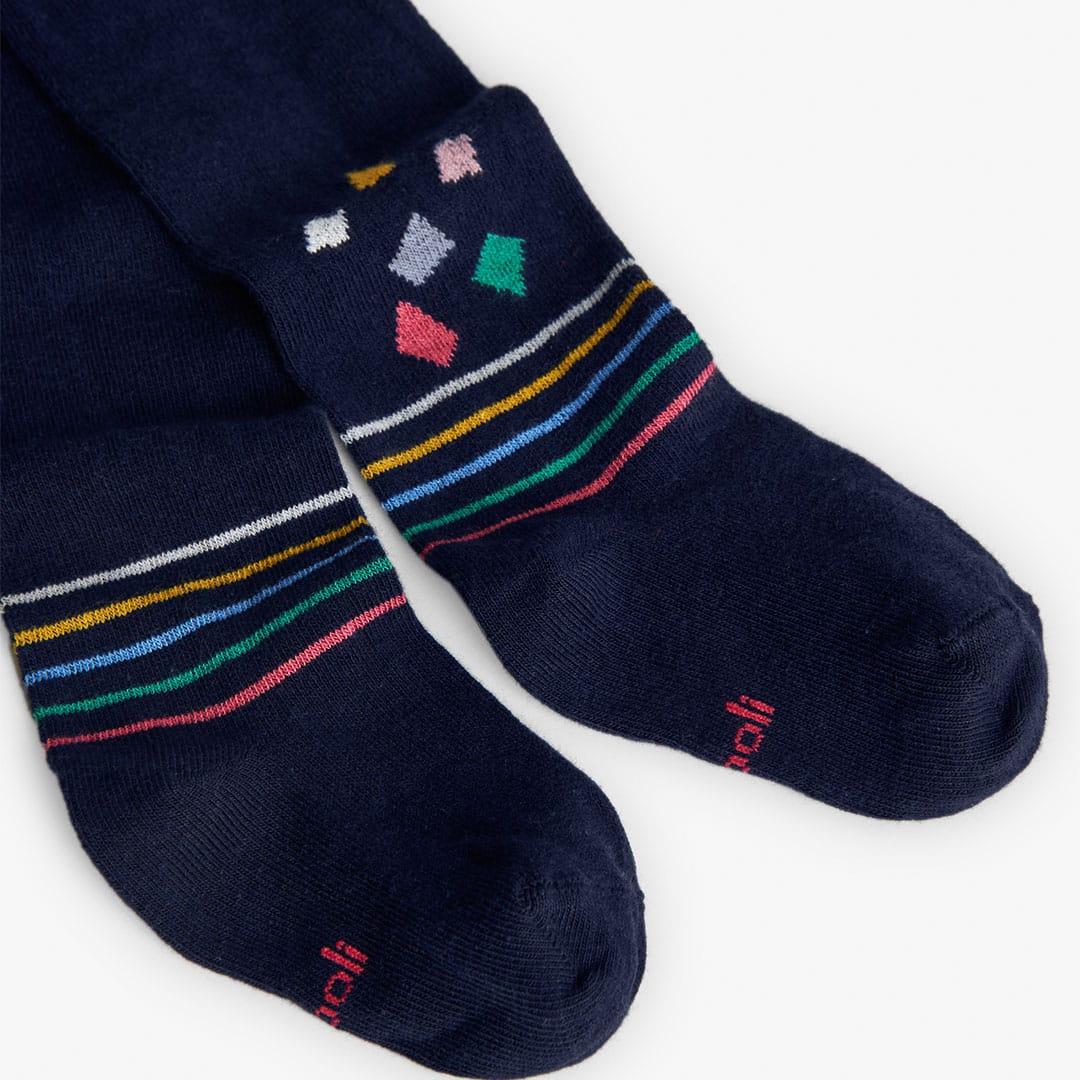 Collant de malha azul-marinho | BOBOLI