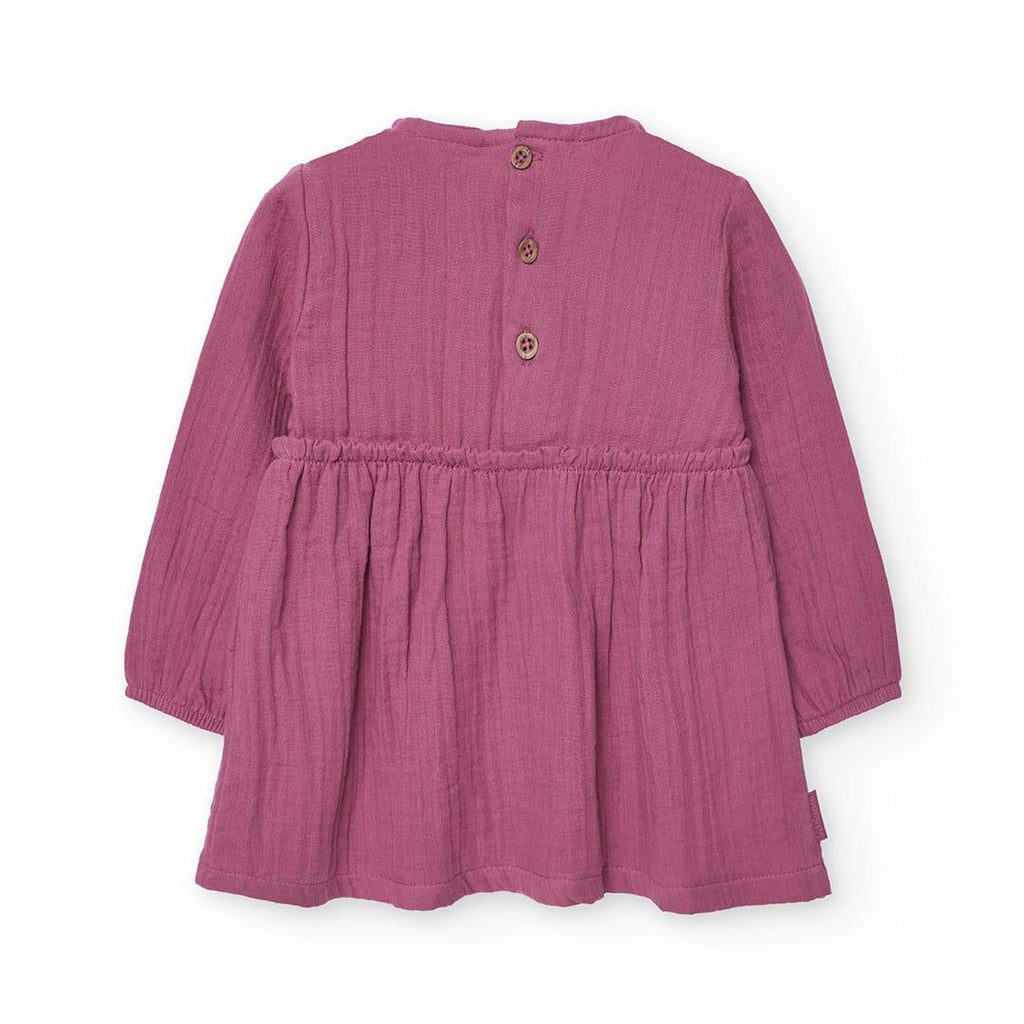 Vestido floral cor-de-rosa | BOBOLI