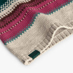 Vestido malha| Riscas multicolor | BOBOLI