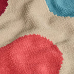 Vestido malha | Menina bege com bolinhas| BOBOLI