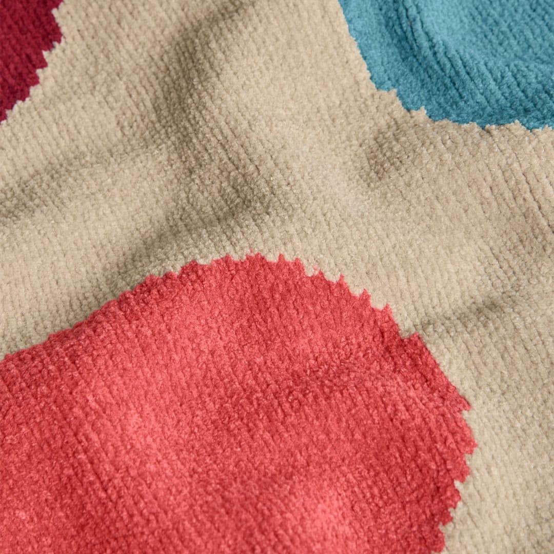 Vestido malha | Menina bege com bolinhas| BOBOLI