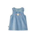 Conjunto de saia/jardineira e body em algodão | BOBOLI