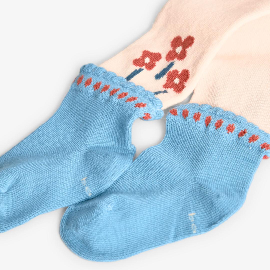 Collants com flores | BOBOLI