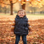 Colete Acolchoado com Capuz e Pelo Interior | Camada Quente para o Inverno