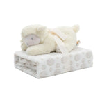 Ovelha de peluche com manta