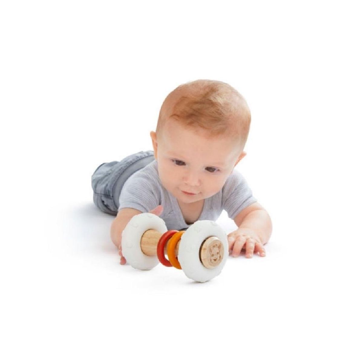 Totem Hochet Borracha e Madeira