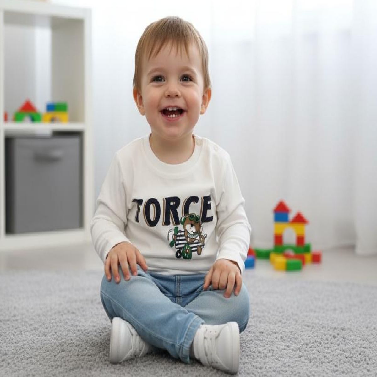 T-shirt manga comprida | Force | Branca